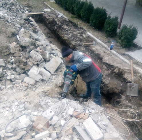 Демонтаж фундамента